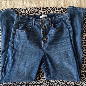 LOFT High Waist Skinny Jeans